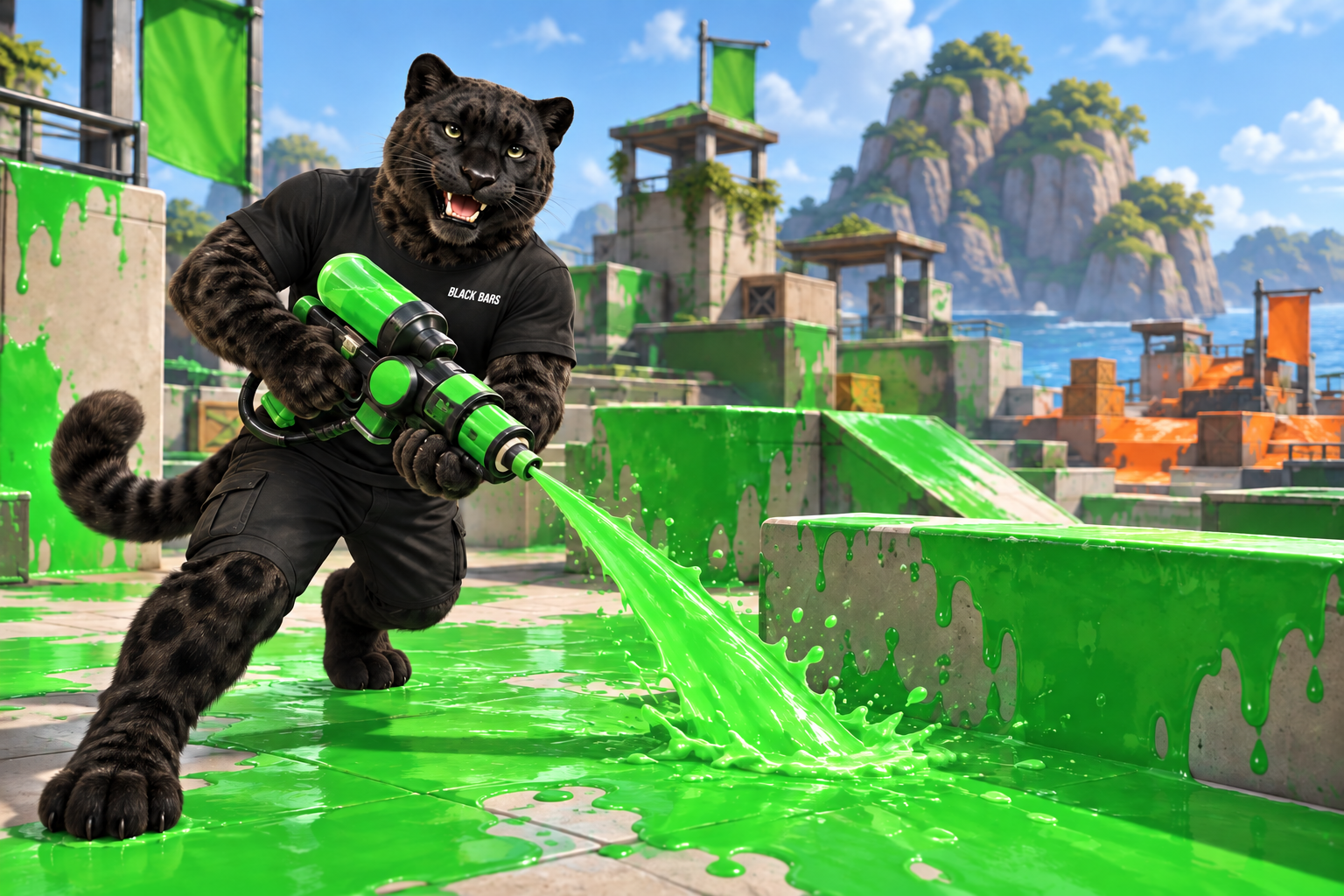 Color mode: illustrative example of gameplay