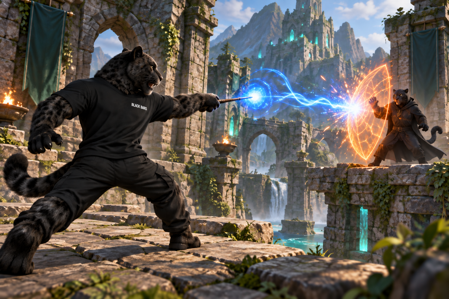 Magic mode: illustrative example of gameplay