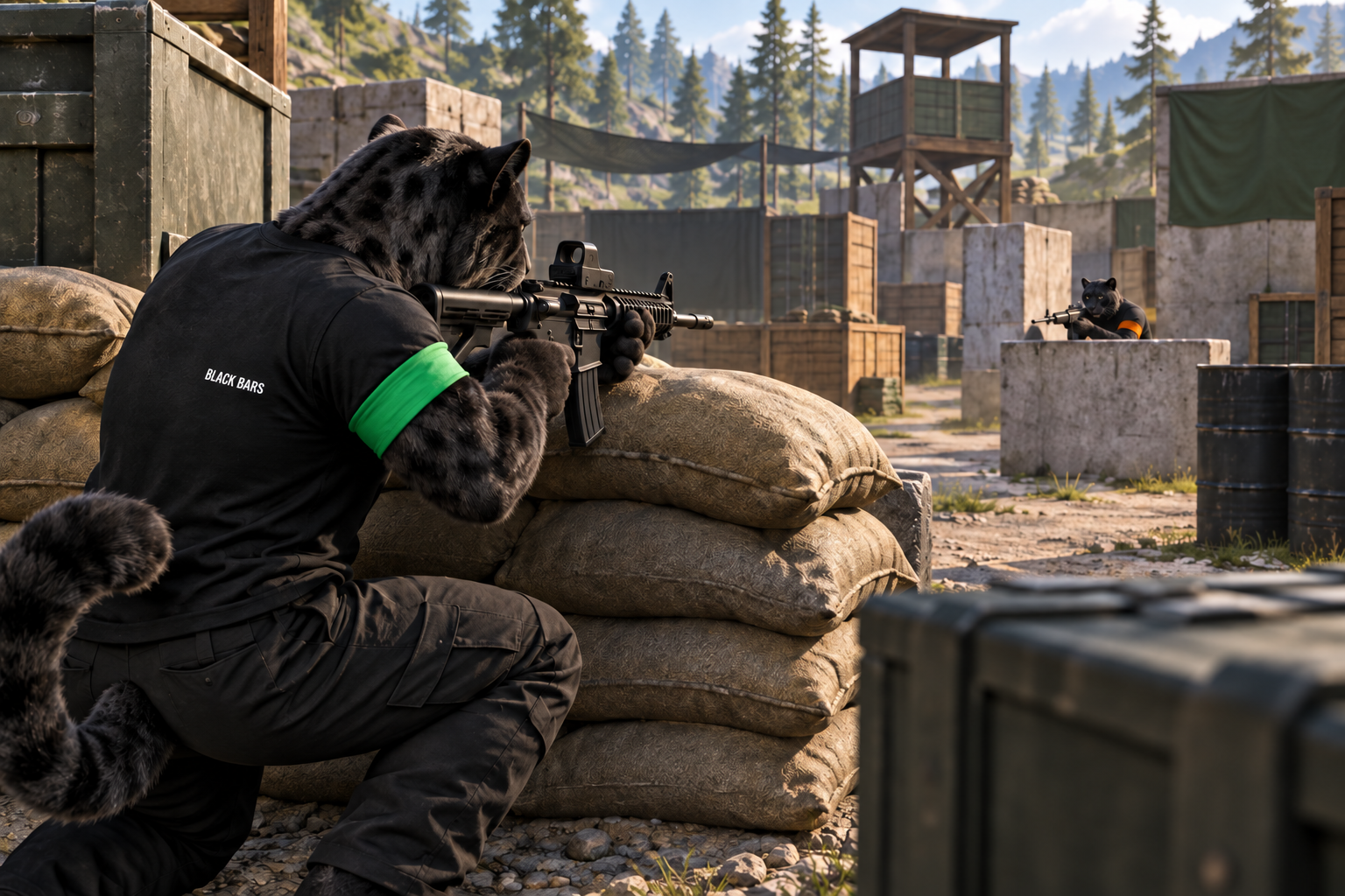 Shooter mode: illustrative example of gameplay