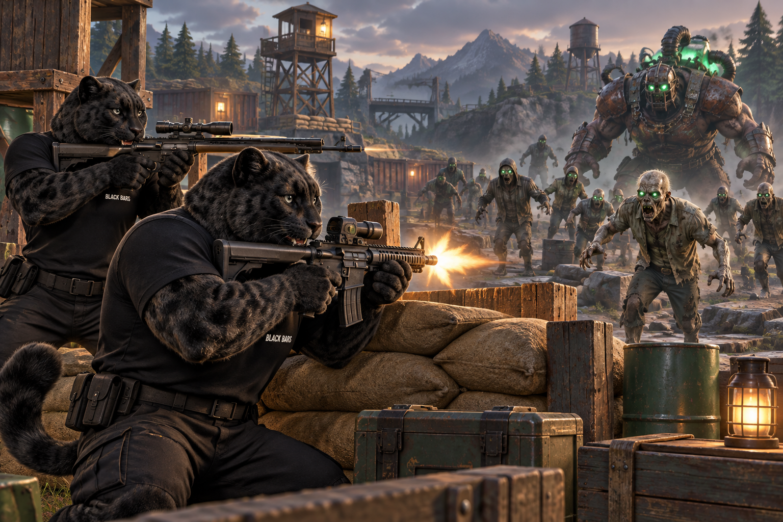 Survival mode: illustrative example of gameplay